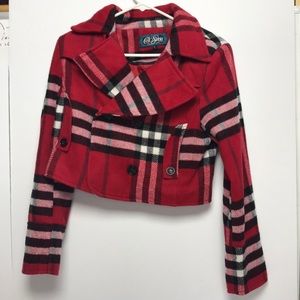 Brand new plaid jacket. Size large women’s.